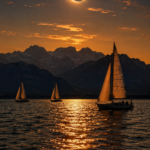 Sunset Sailing - “solar eclipse”