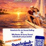 Gutschein für ein Sunset Sailing
